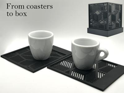 Trasformable Coasters to Box