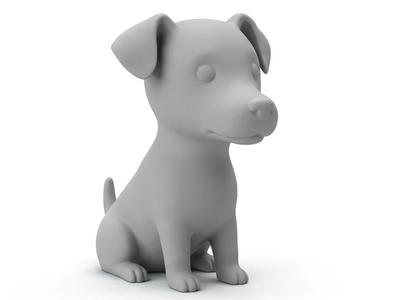 Mini Cute Jack Russell Terrier Figurine