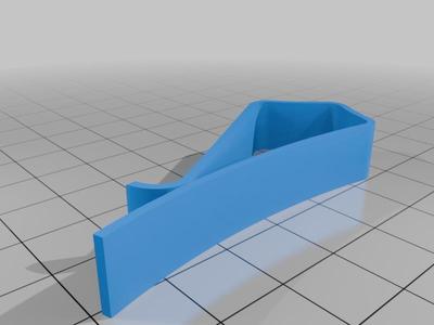 Spring clip for holding leather