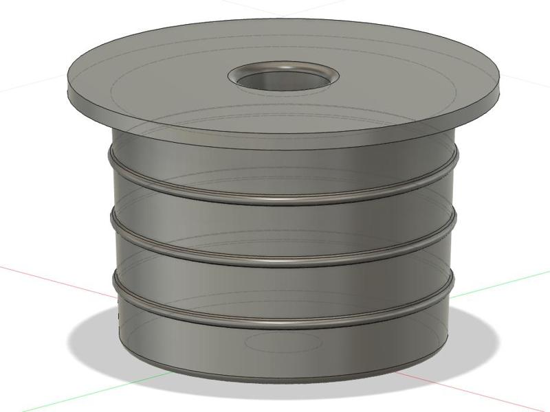Syringe Bottle Adapter - Parametric for any size