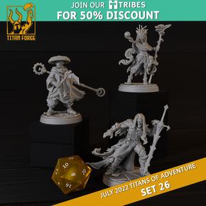 RPG - DnD Hero Characters - Titans of Adventure Set 26