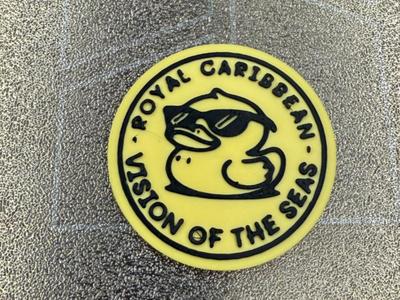 ROYAL CARIBBEAN VISION OF THE SEAS DUCK COIN 