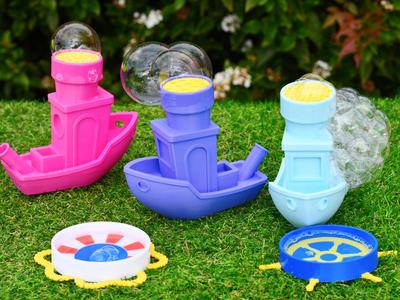 Bubble Benchy with Storage Boat Shed