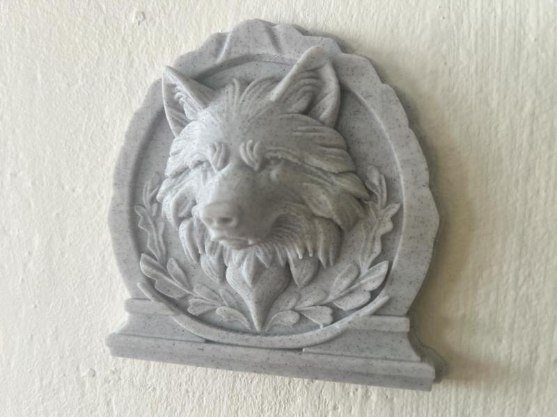 Wolf decoration