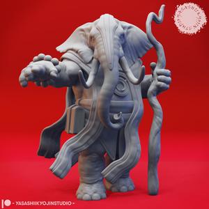 Loxodon Druid - Tabletop Miniature