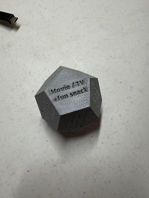 Date Night Die / Dice of Destiny / Activities Picker