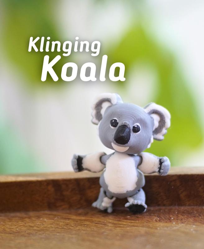 Klinging Koala - Articulated Fidget Koala - Ludo Flexy