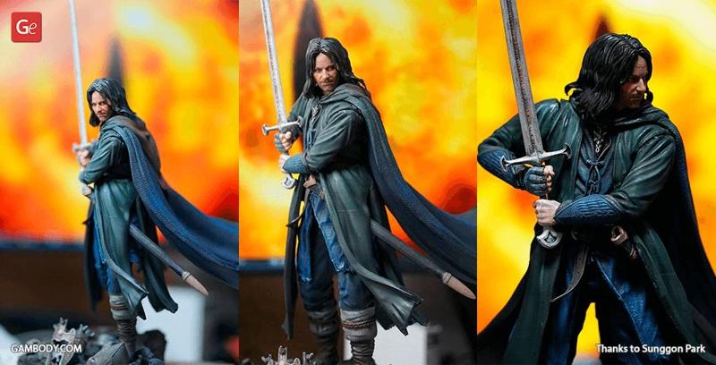 Aragorn STL files for 3D Printing | Assembly Model