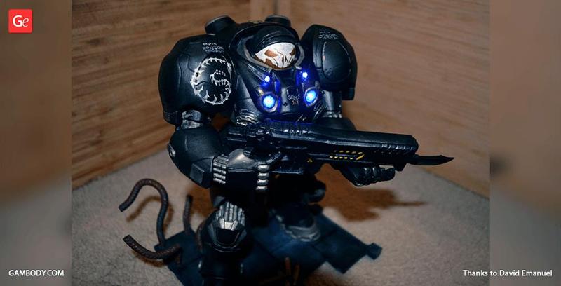 Terran Marine 3D Model in Idle Position | Static Figure