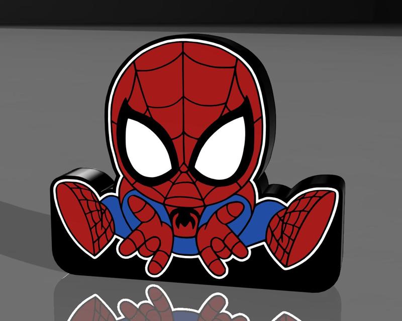 Spider Man v3 Lightbox LED Lamp