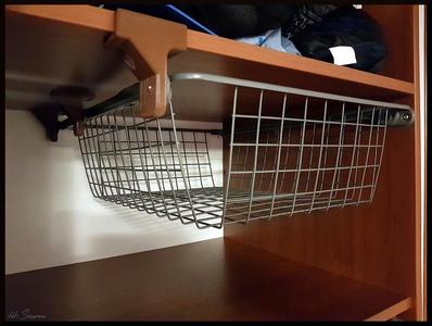Ikea KOMPLEMENT basket hanging holder