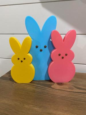 Easter Standing Bunnies Decor!