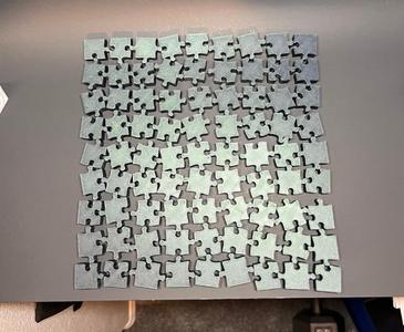 "Impossible" Puzzle 180x180mm [9 by 9 pieces]