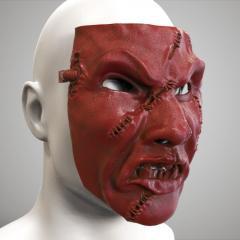 Chaos Space Marine Mask STL files for 3D Printing | Static Model