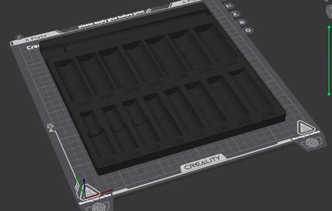 Gridfinity Impact Sockets 10mm - 24MM + 250mm Extension   