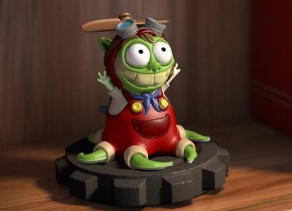 Pet monster Pipsquid - with moveable propeller!