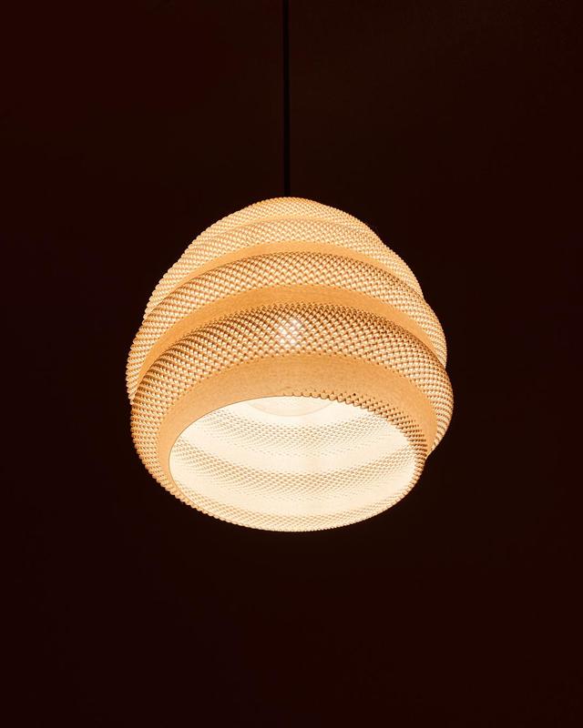 Toro Pendant Lamp - Spiral Lampshade