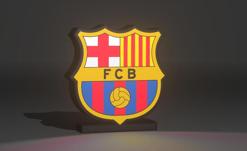FC BARCELONA ILLUMINATED SIGN