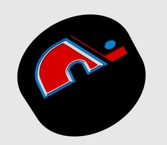 Nordiques hockey puck