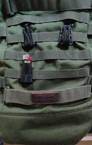 Lighter molle attachment