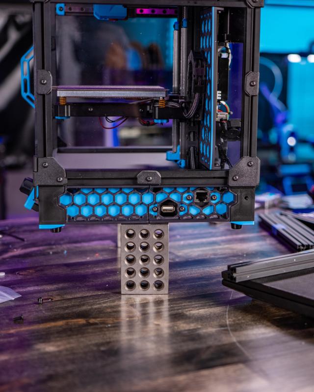 Voron 0.2 Side Skirt w/ Ports! USB & RJ45 for your V0.2