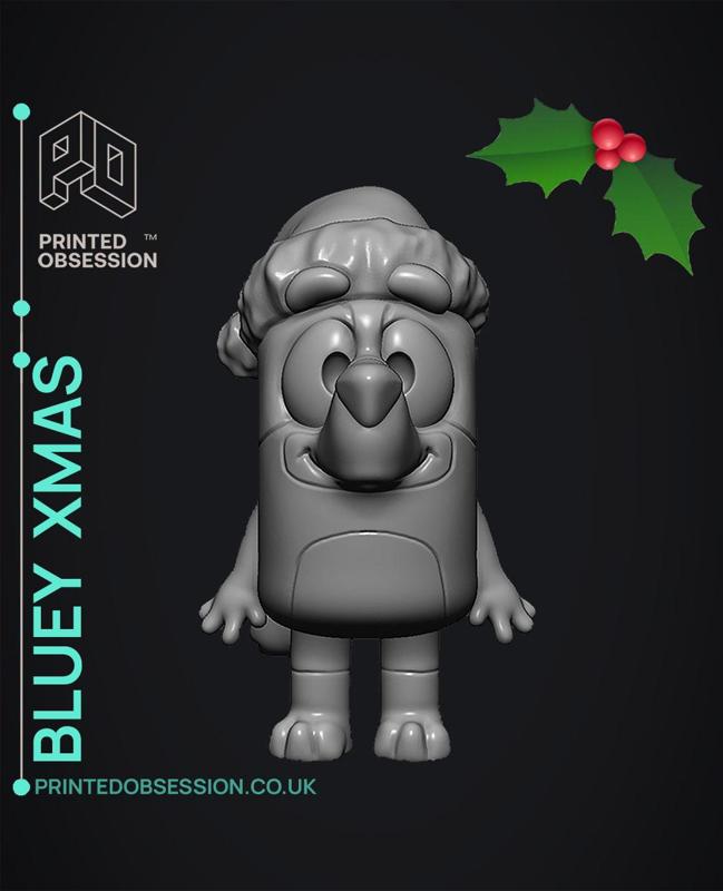 Bluey xmas - Fan Art