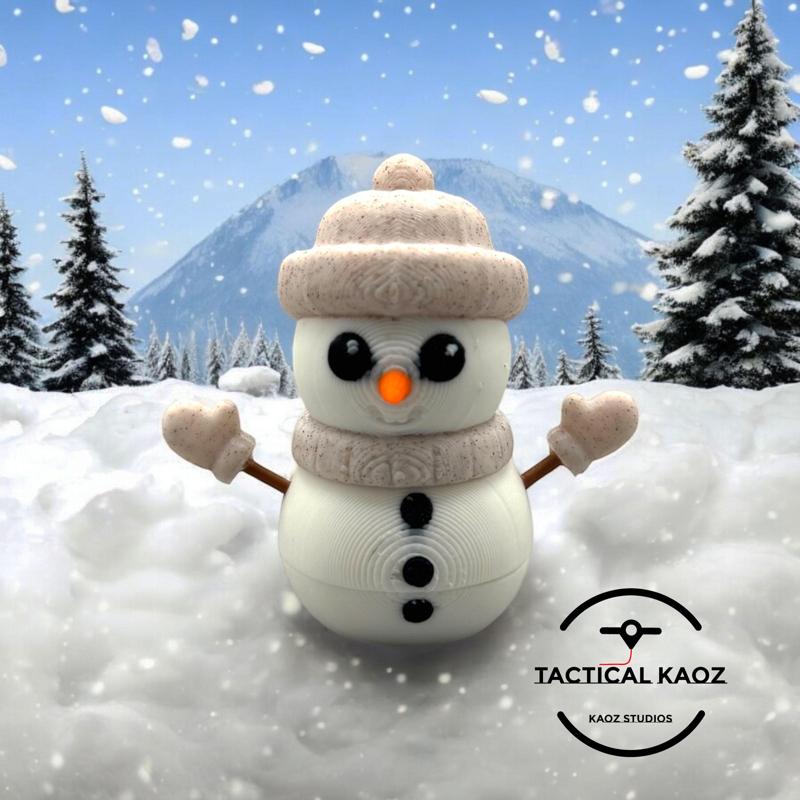Wiggly Winter Snowman 