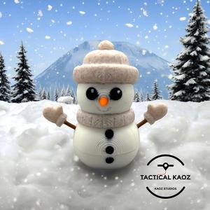 Wiggly Winter Snowman 