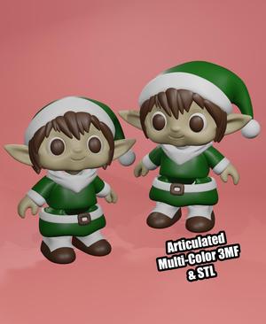 Flexi Elf  - Articulated Flexi Fidget Toy
