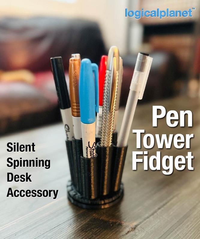 Pen Tower (Holder) Desk Fidget