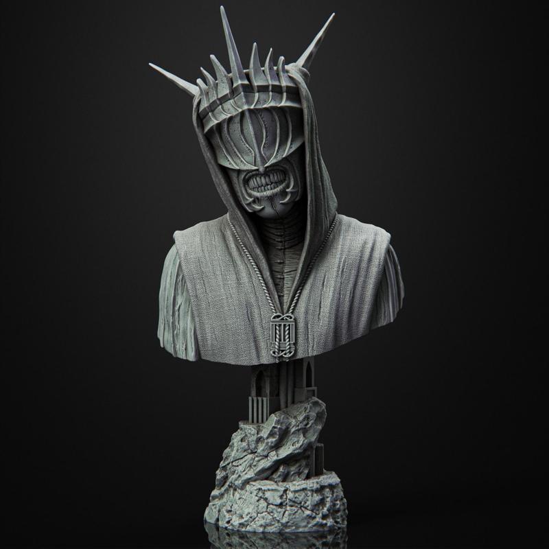 Mouth of Sauron bust (Pre-Supported)