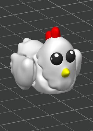 Flappy Wing Chicken (No Supports)