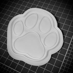 Dog Paw Print Cookie Cutter and Stamp