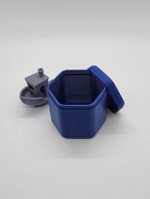 Snap-Fit Hexagonal Storage Container