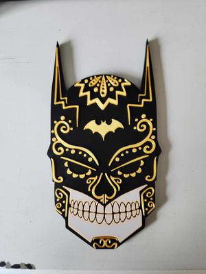 Batman Sugar Skull Mask Art | Hero