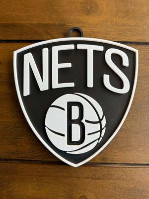 Brooklyn Nets Oversized Necklace, Pendant