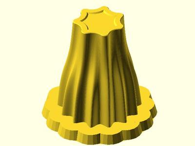 Customizable ceramic slip one-piece mold form