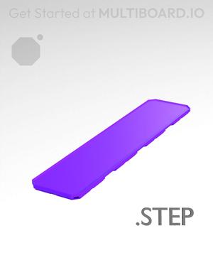 1x4x0·25 - Multibin Insert - STEP Remixing File