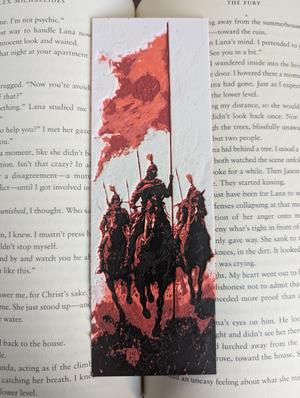 Hindu warriors charging into battle Bookmark