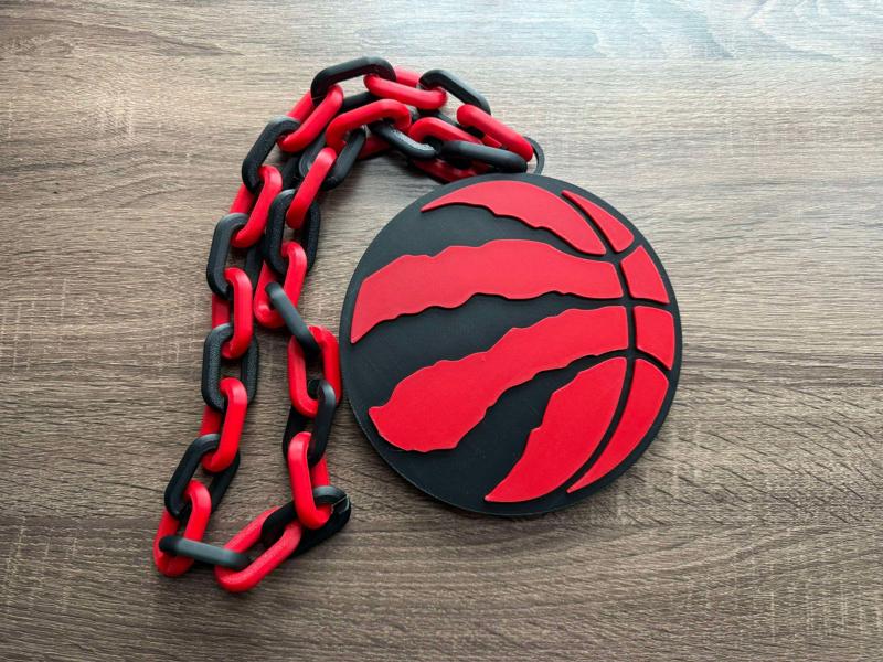  Toronto Raptors Oversized Necklace, Pendant