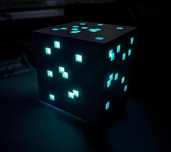 "Glowing" Minecraft Block