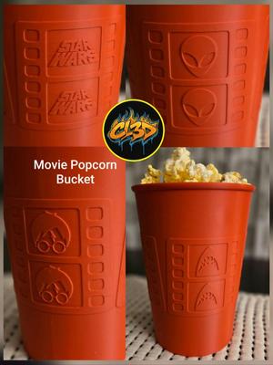 Movie Film Popcorn Bucket