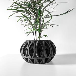 The Ando Planter Pot with Drainage Tray & Stand: Modern and Unique Home Decor