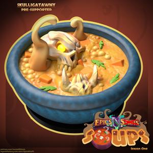 Skulligatawny Miniature – pre-supported