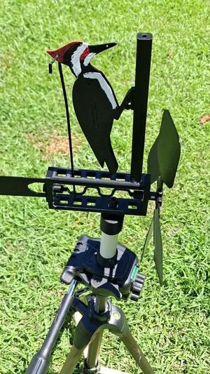 Fully Printable Modular Windmill / Windvane / Whirligig Birds Woodpecker