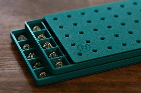 Topre spring tray (snap stackable with lid)