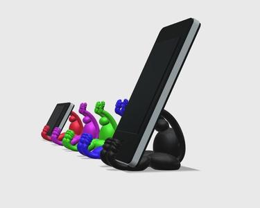 Fat man phone holder