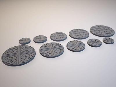 Z.O.D. Dungeon Nouveau Theme Bases (28mm/Heroic scale)