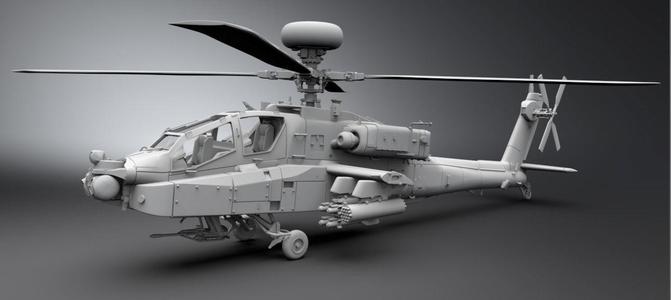 Apache AH64 Longbow Scale model