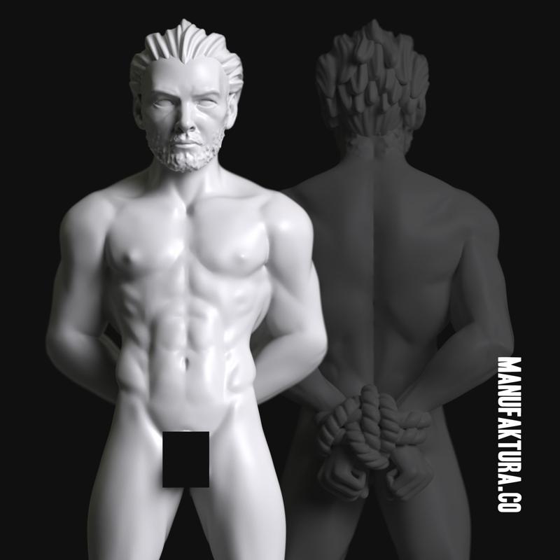 Sub Series 34 – Naked & Bound Male Prisoner Slave